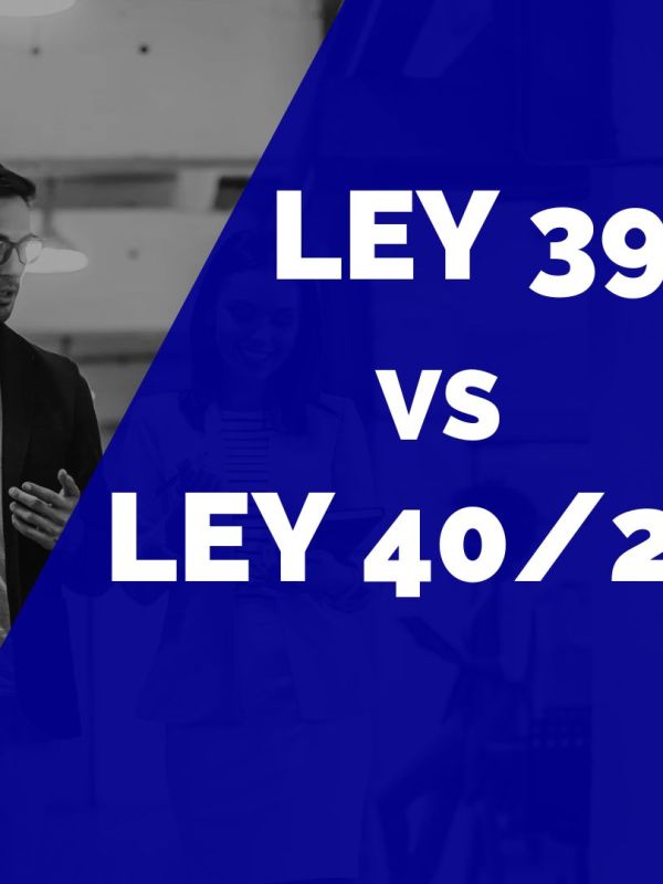 Diferencias Clave entre Ley 39/2015 y Ley&nbsp;40/2015